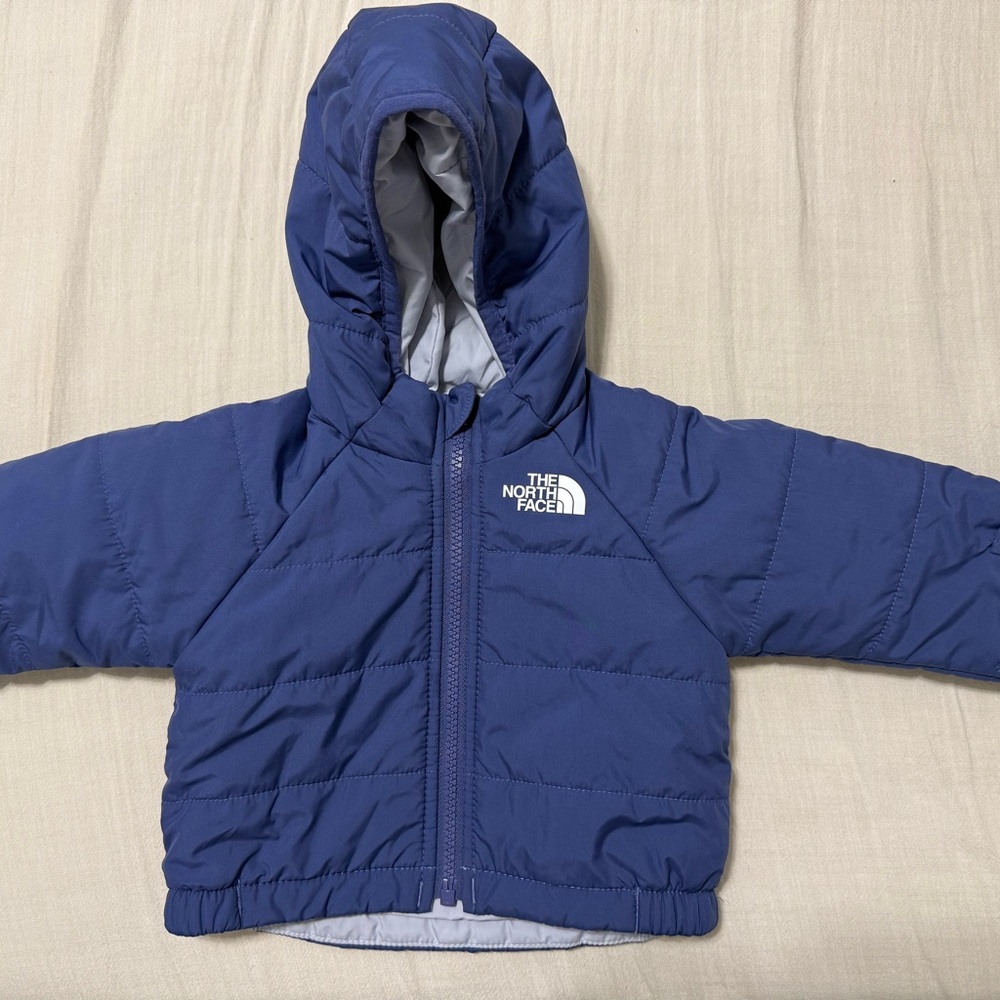 The North Face Infant Boys Perrito Hooded Jacket - Reversible Insulated